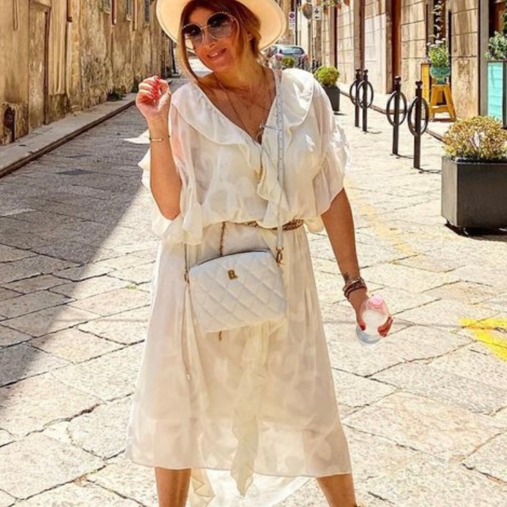 H&M kaftan dress NWOT size XS can fit L/XL